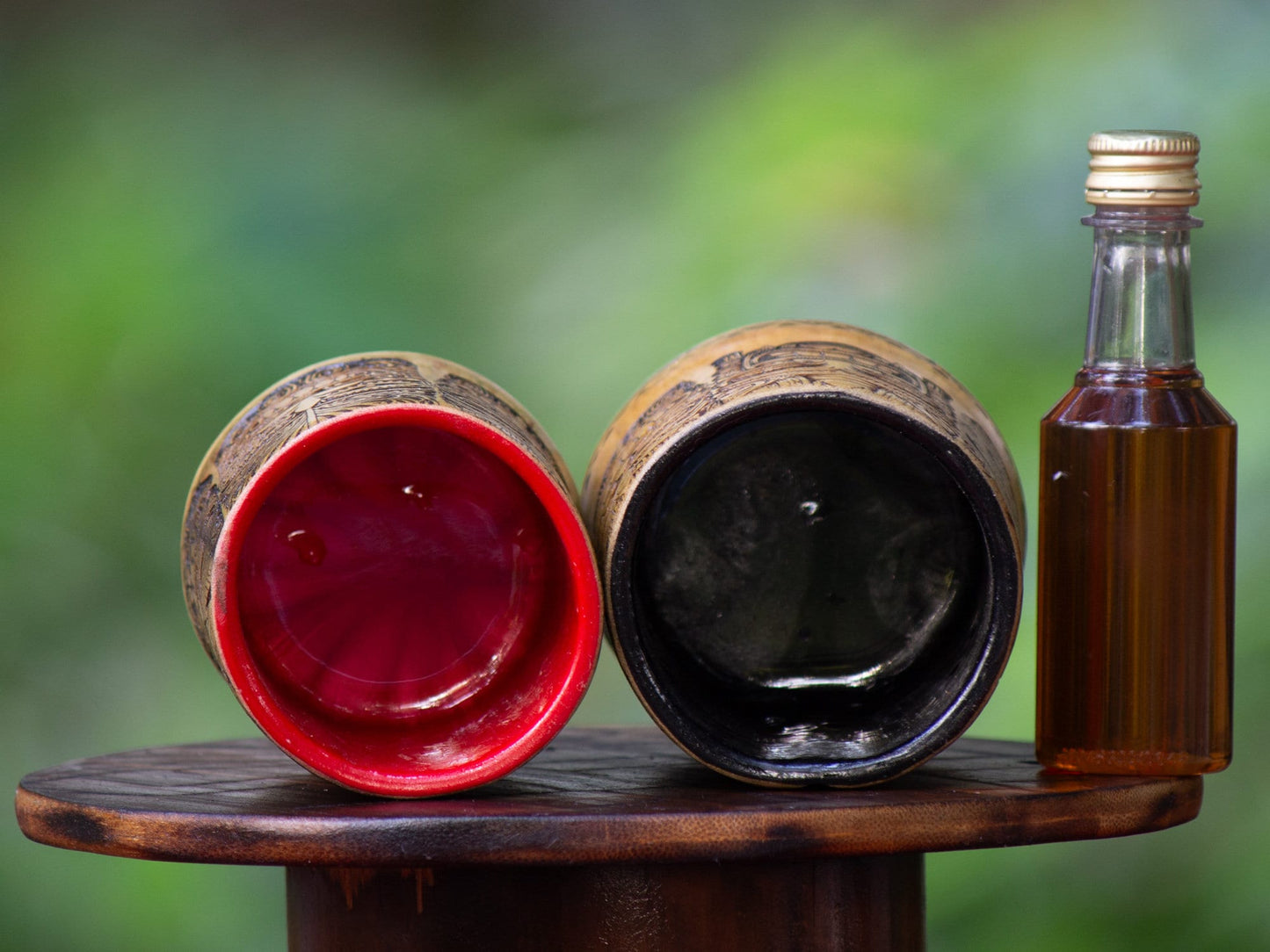Tiki Mug - Handcrafted REAL Bamboo Tiki Mug - Tropical Decor - Tiki Bar - Mugs and Shot Glasses