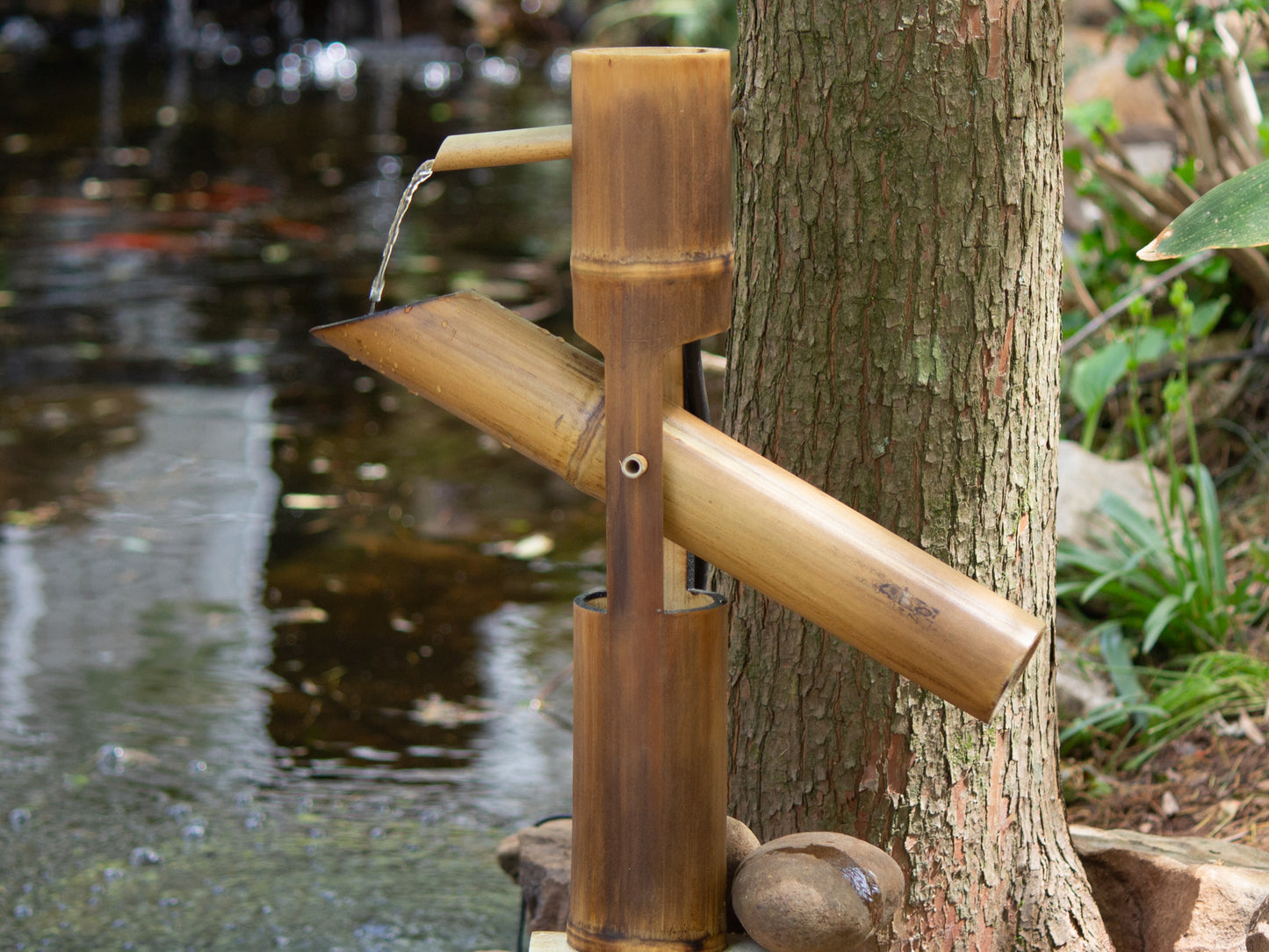 Shishi odoshi bamboo fountain