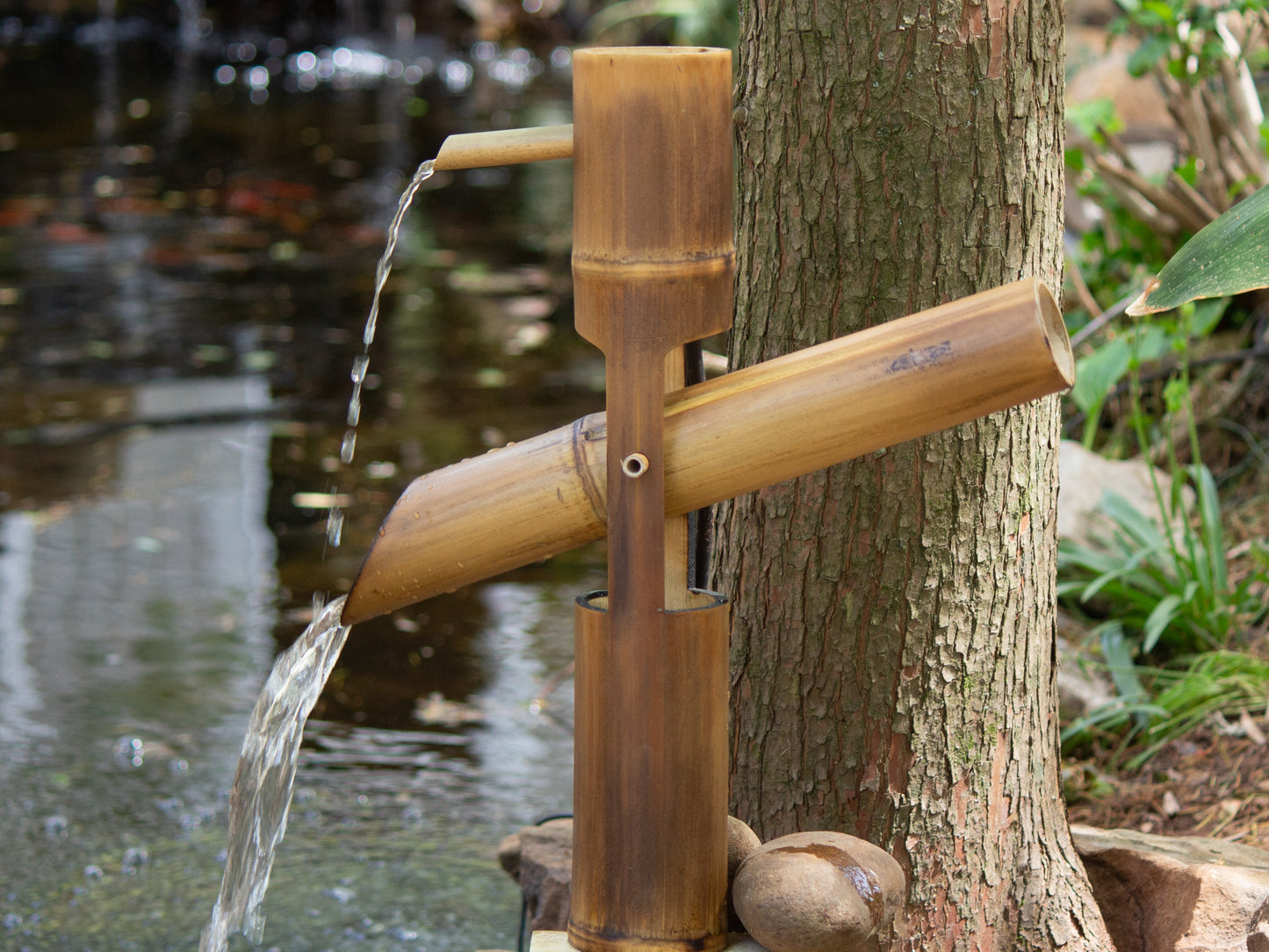 Shishi odoshi bamboo fountain