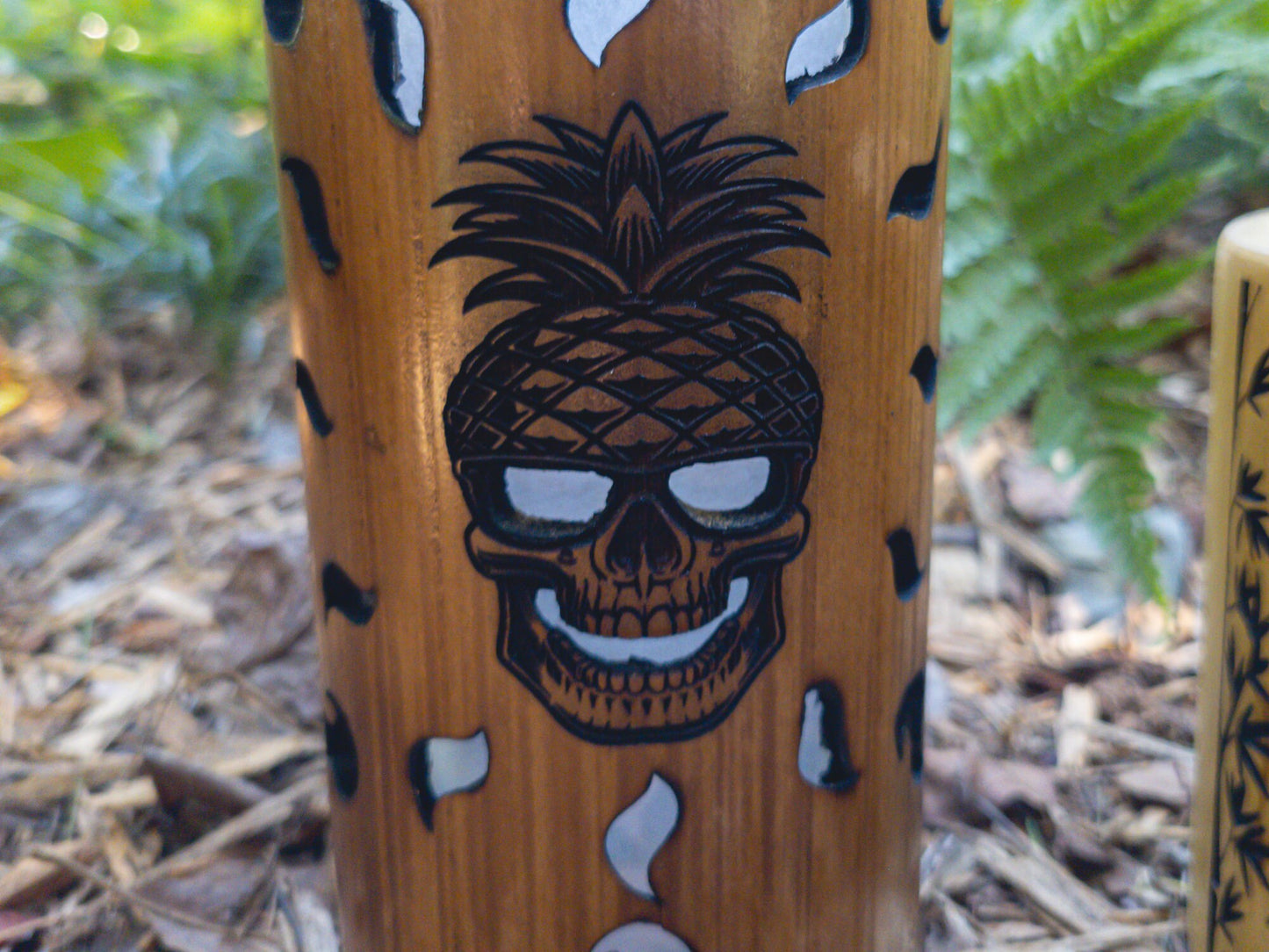 Custom Engraved Bamboo Pieces - Laser Engraved/Cut - Perfect for tropical indoor or outdoor tiki decor