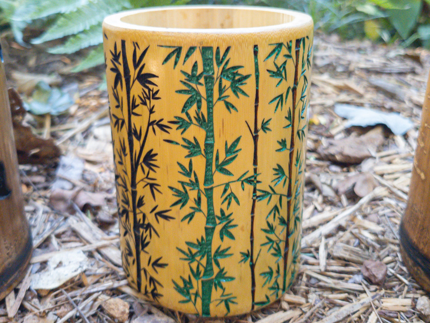 Custom Engraved Bamboo Pieces - Laser Engraved/Cut - Perfect for tropical indoor or outdoor tiki decor