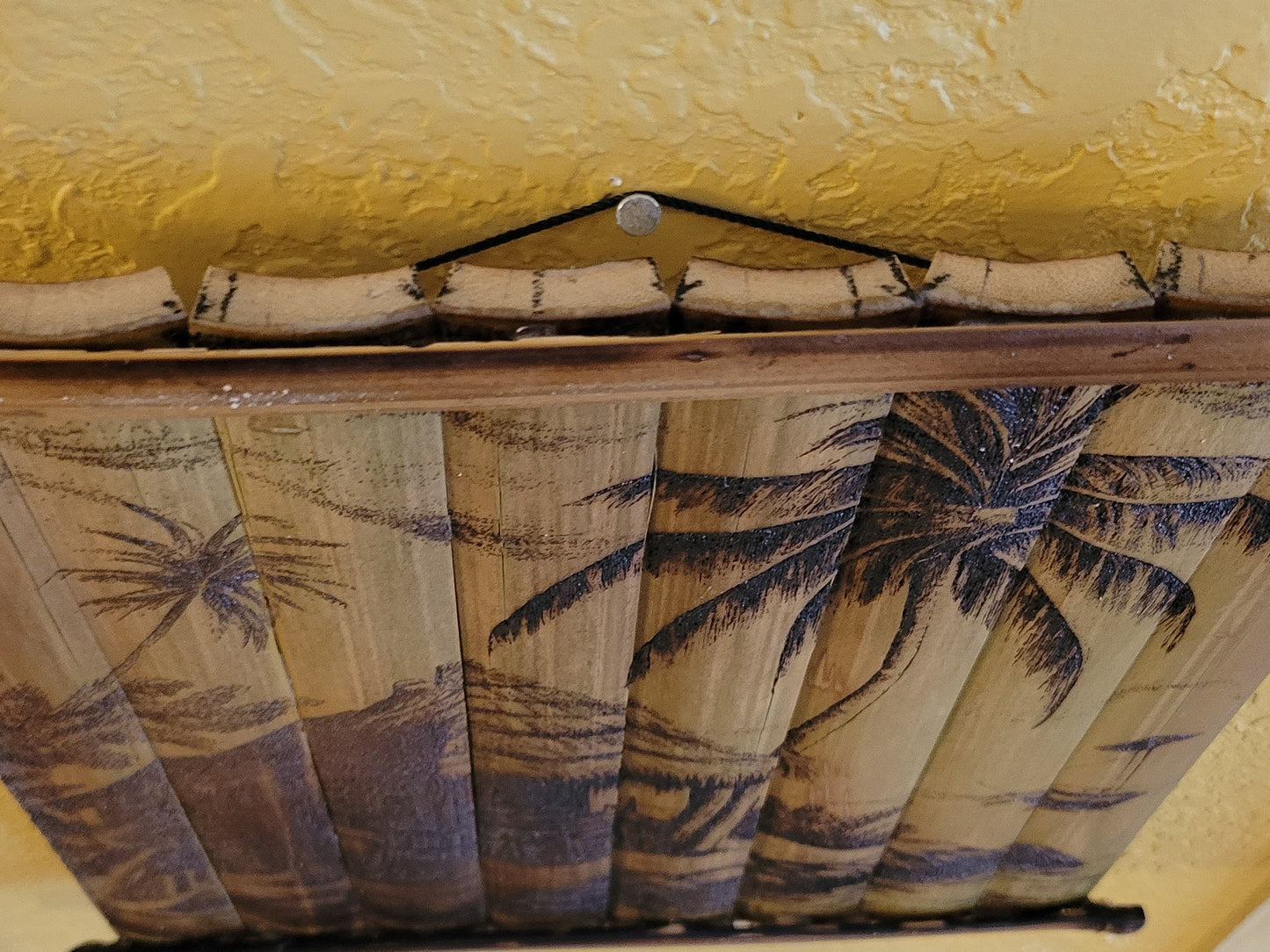 Bamboo Tiki Bar Island Laser Wood Carving Wall Hanging - Great Christmas gift for tiki lovers!